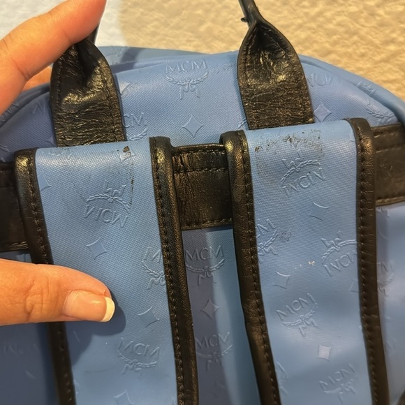 MCM Imprente Monogram Backpack with Detachable clutch - Picture 7 of 10